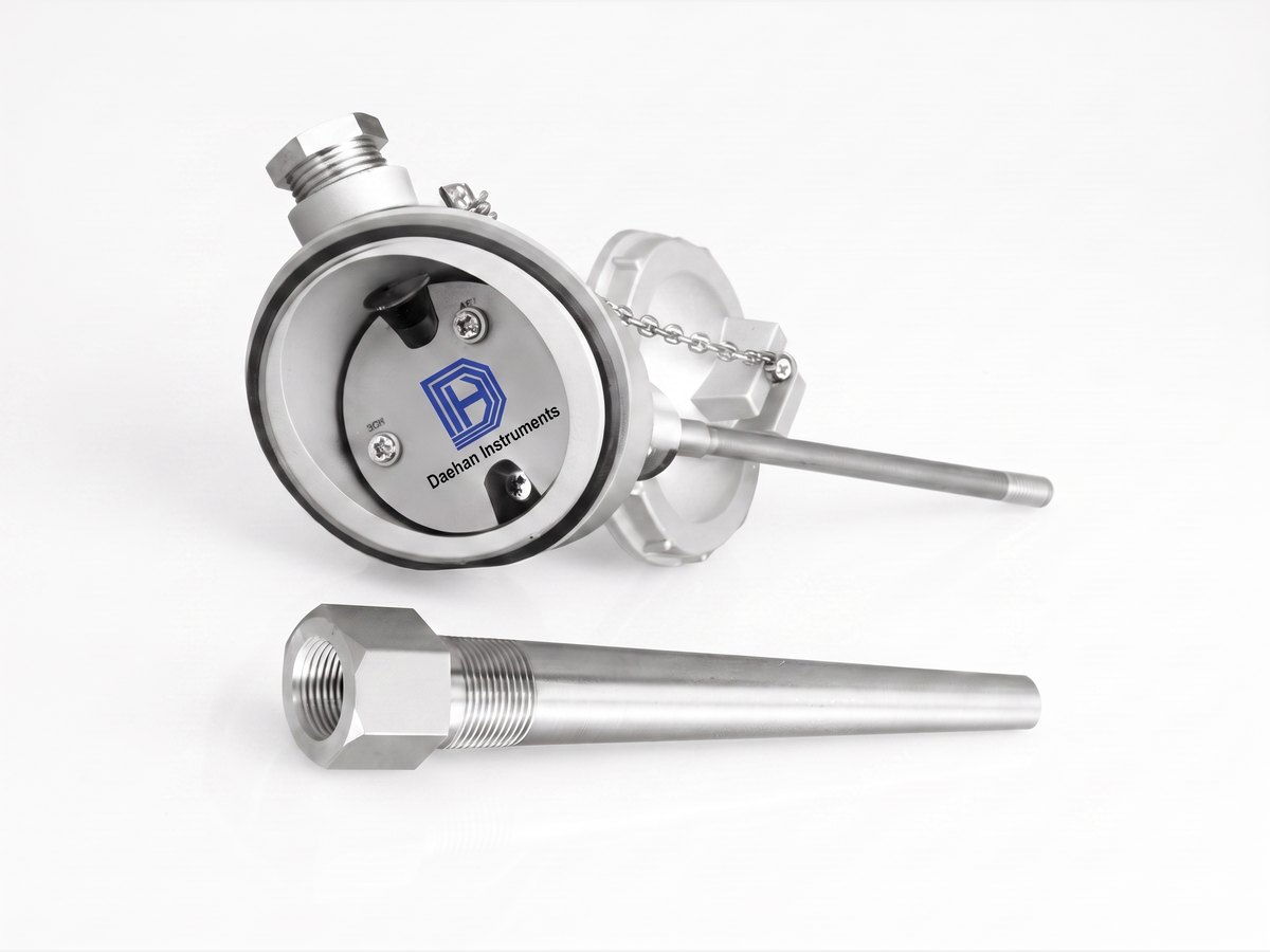 Temperature Transmitter (head-mounted) and thermowell