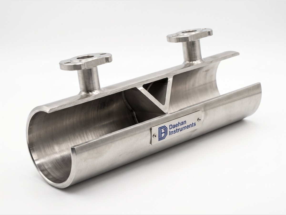 Butt-weld type — cutaway image showing the internal V-wedge